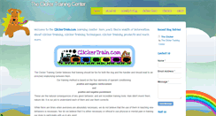 Desktop Screenshot of clickertrain.com